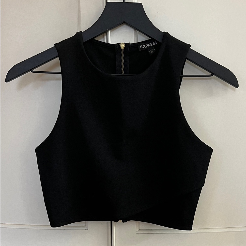 Express Black Women's Crop Top